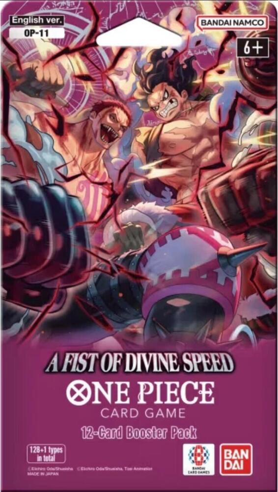 A Fist of Divine Speed - Sleeved Booster Pack (OP-11)