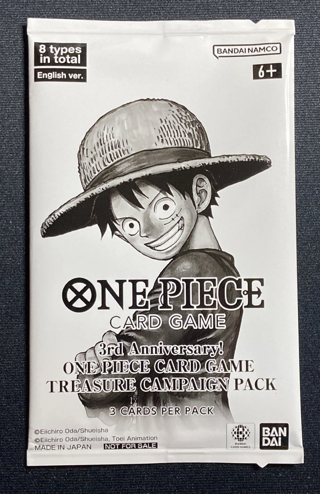 3rd Anniversary One Piece Card Game Treasure Campaign Pack